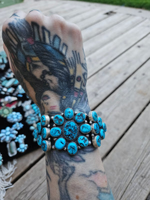 Turquoise Cluster Cuff SALE