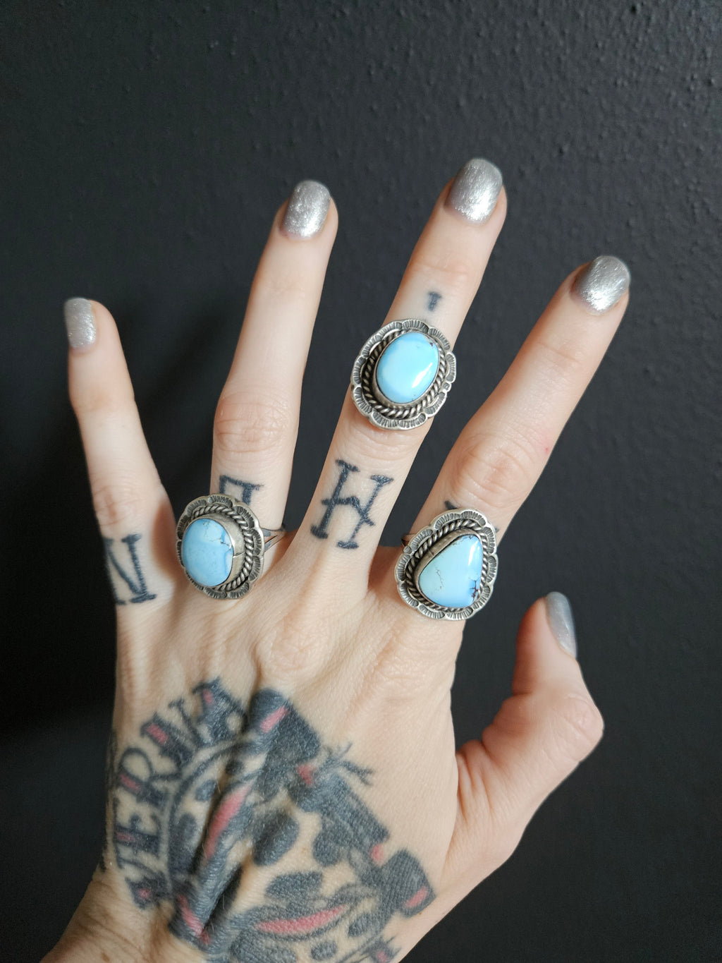 Golden Hills Rings, Size 7 and Size 8