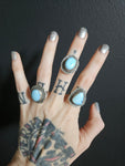 Golden Hills Rings, Size 7 and Size 8