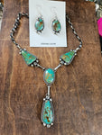 Green Turquoise Lariat Set SALE