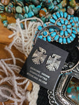 Thunderbird Silver Earrings