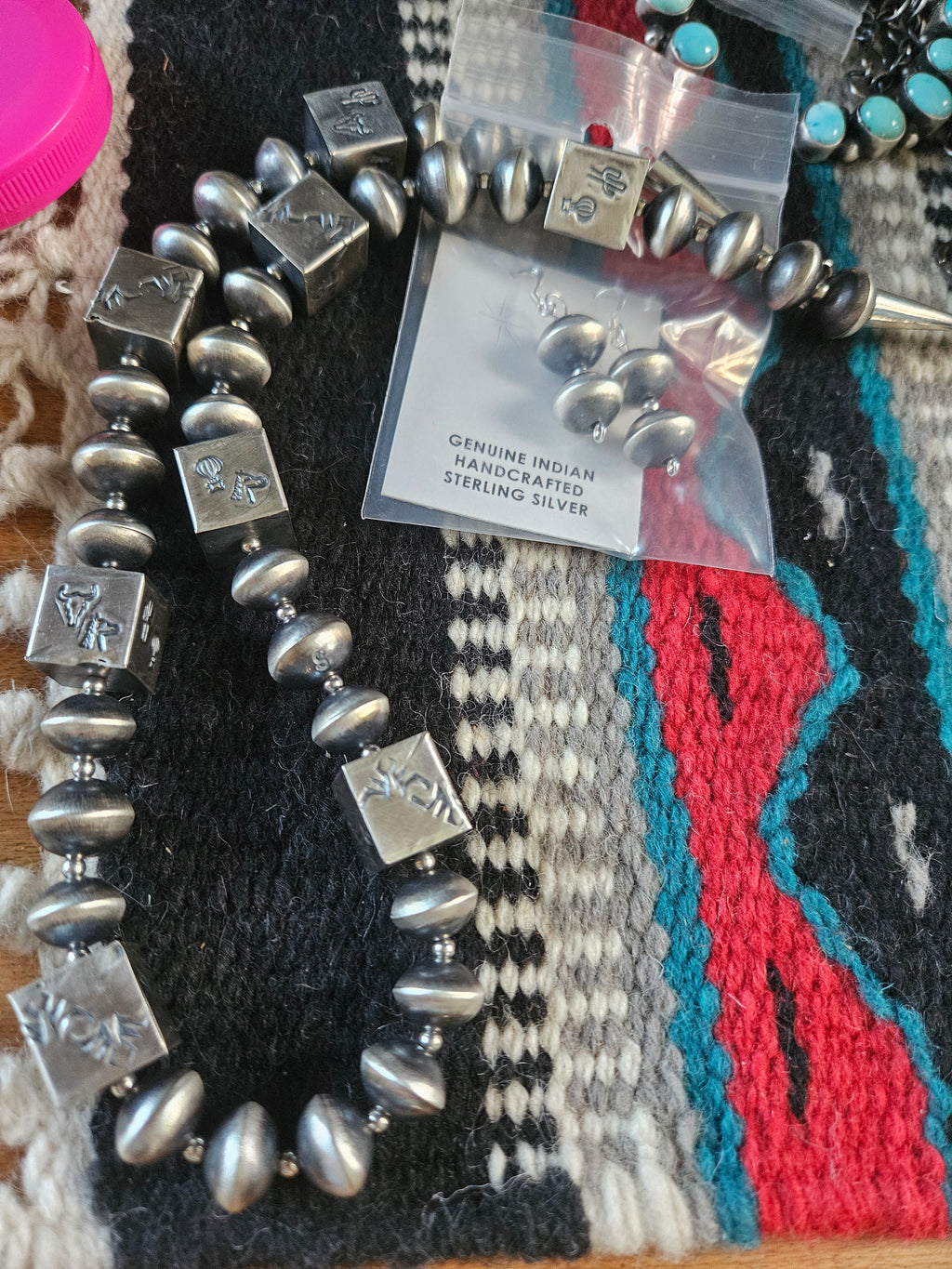 Chunky Square Navajo Pearls Set
