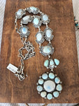 Golden Hills Turquoise Lariat Necklace