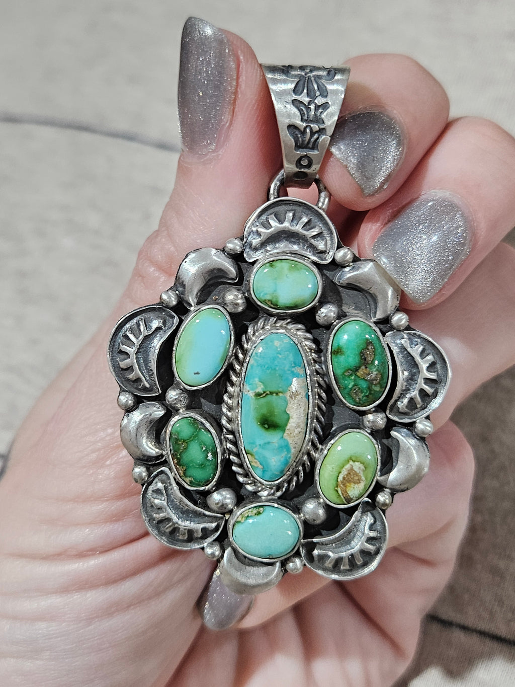 Pretty Sonoran Cluster Pendant