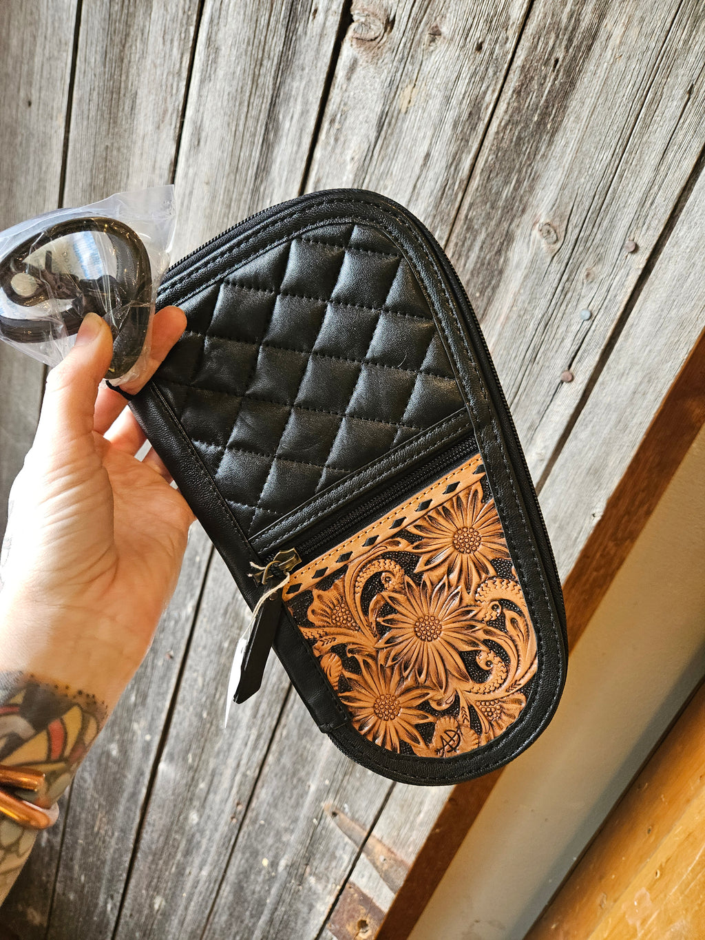 Tooled Leather Gun Case