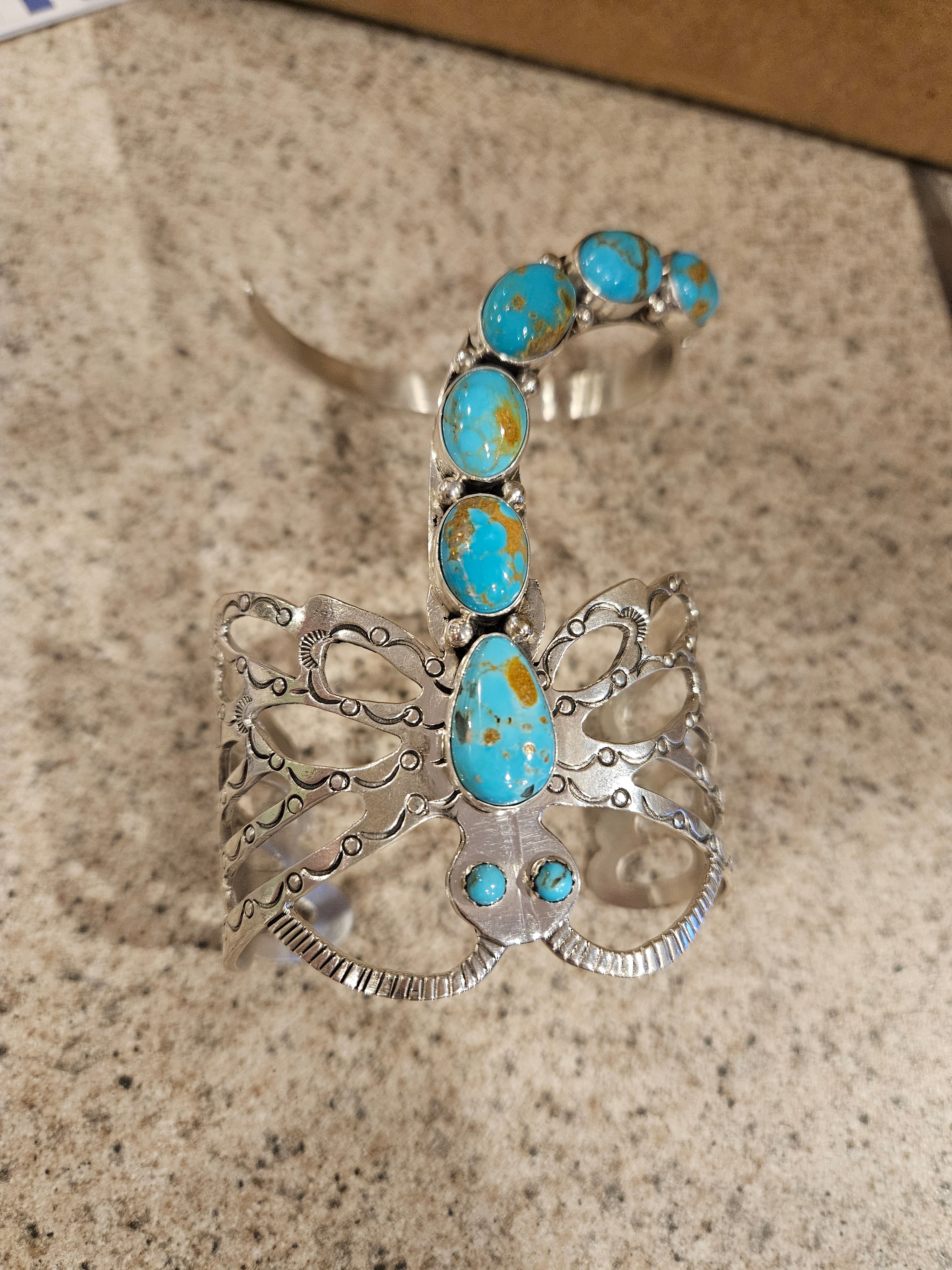 Turquoise Dragonfly Arm Wrap Cuff SALE