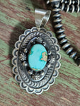 Chimney Butte Turquoise Concho Pendant