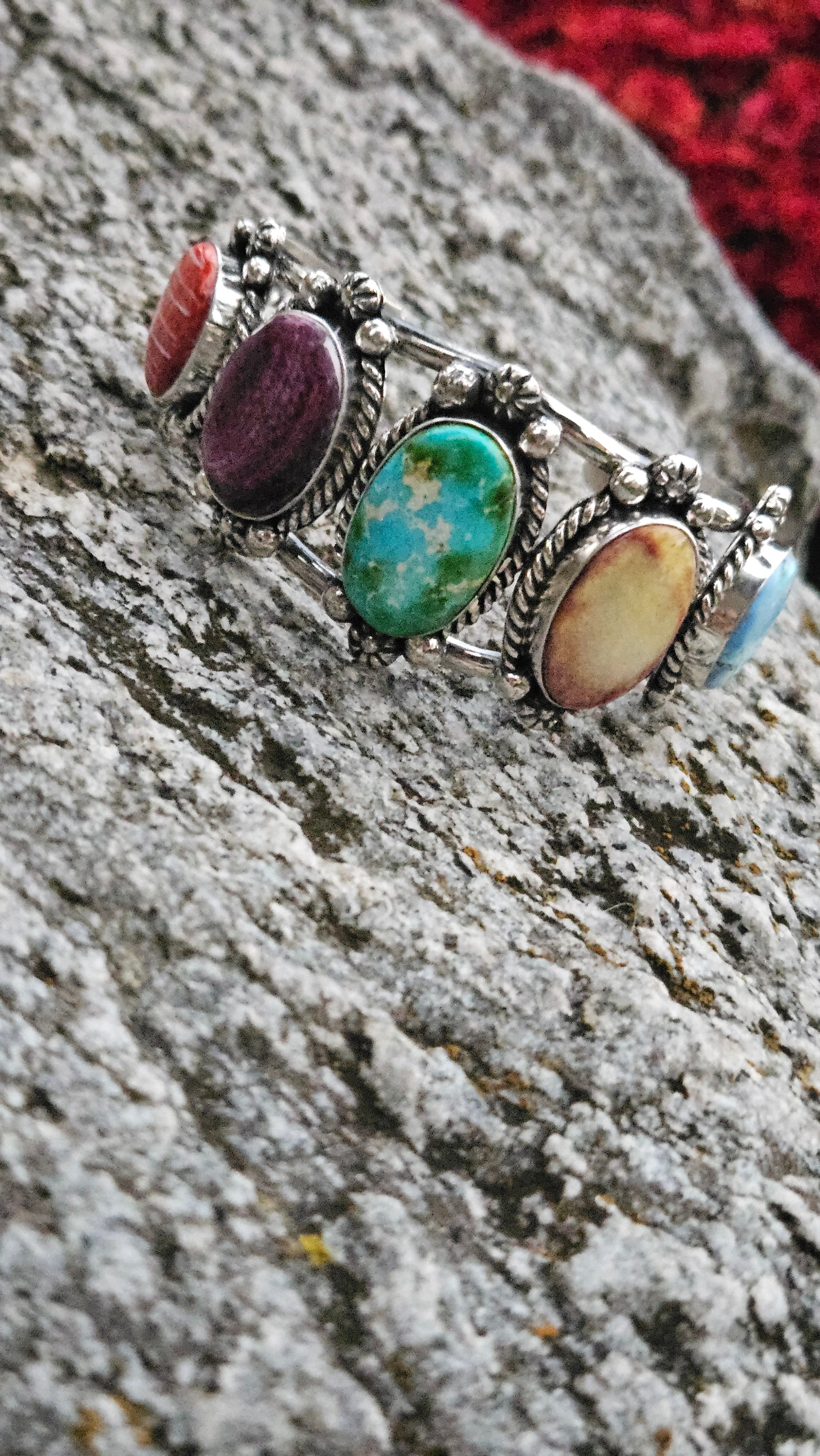 Rainbow Sampler Statement Cuff