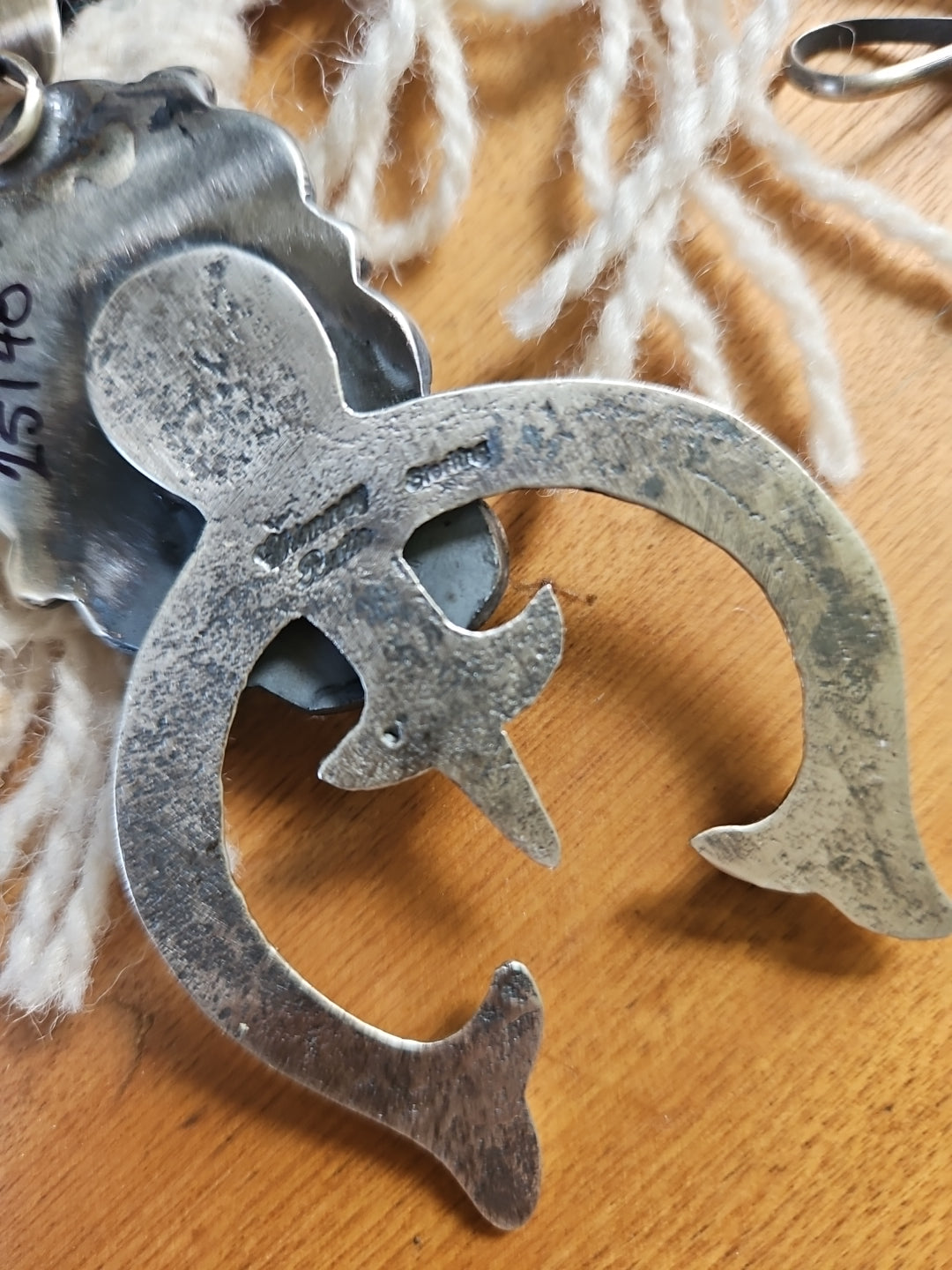 Number 8 Turquoise Naja Pendant