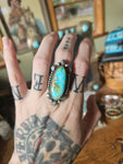 Heavy Sonoran Turquoise Ring