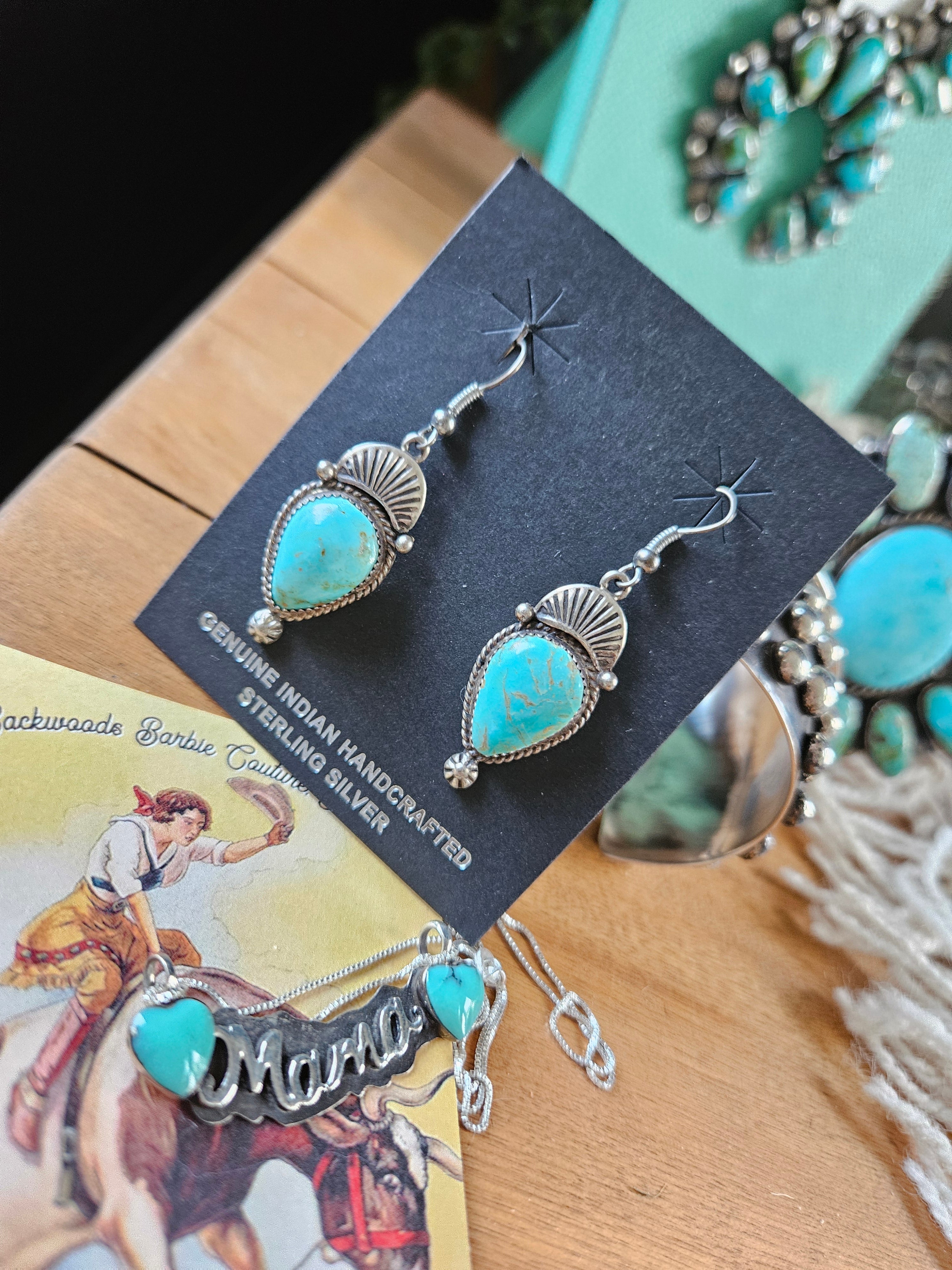 Turquoise Dangle Earrings