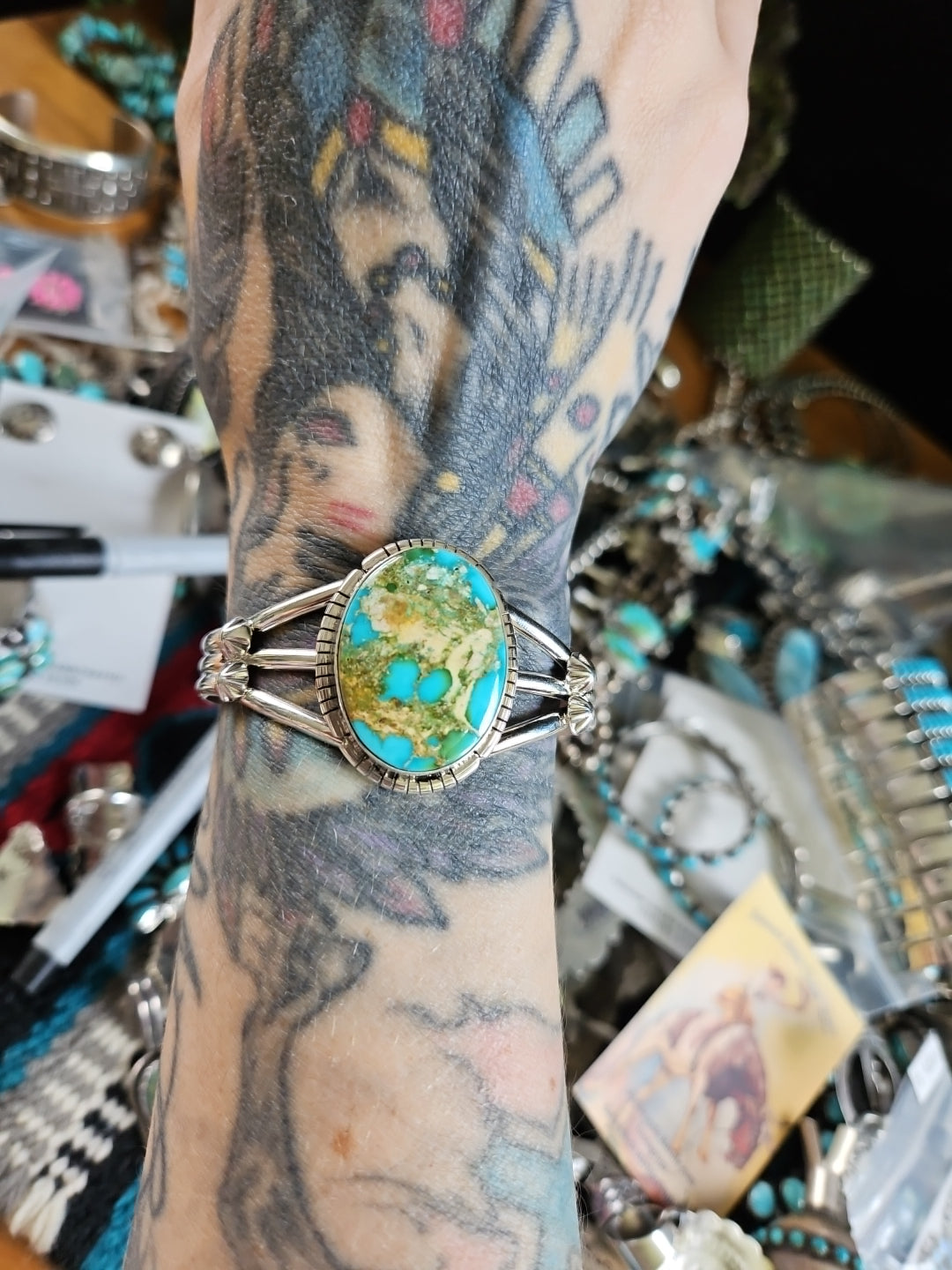Sonoran Gold Turquoise Cuff SALE