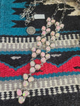 Pink Opal Lariat Necklace SALE