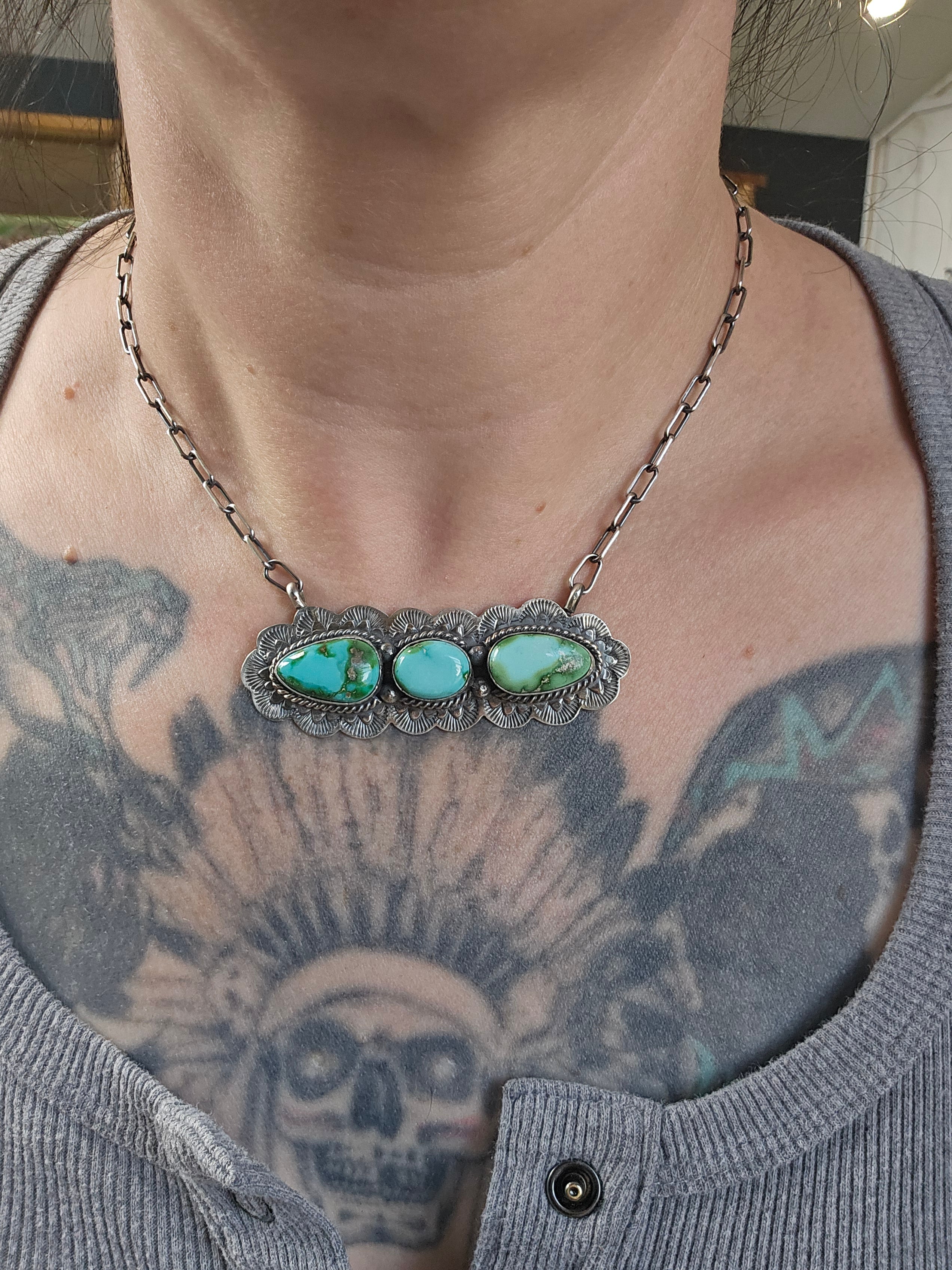 Sonoran Gold Concho Necklace