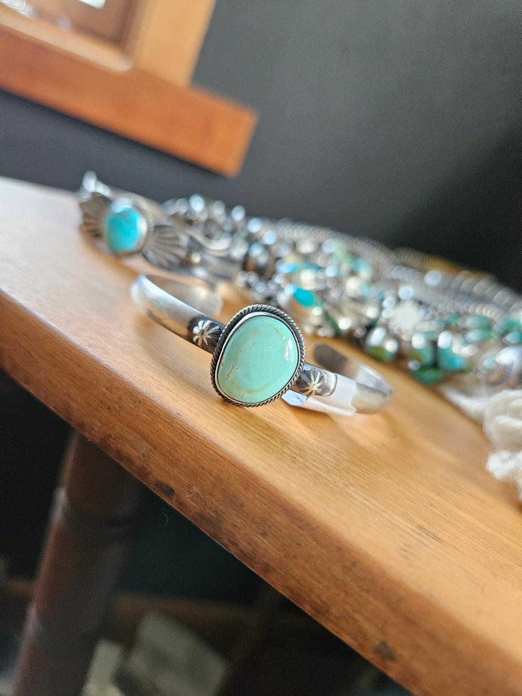 Bessie Skeets Navajo Palomino Cuff
