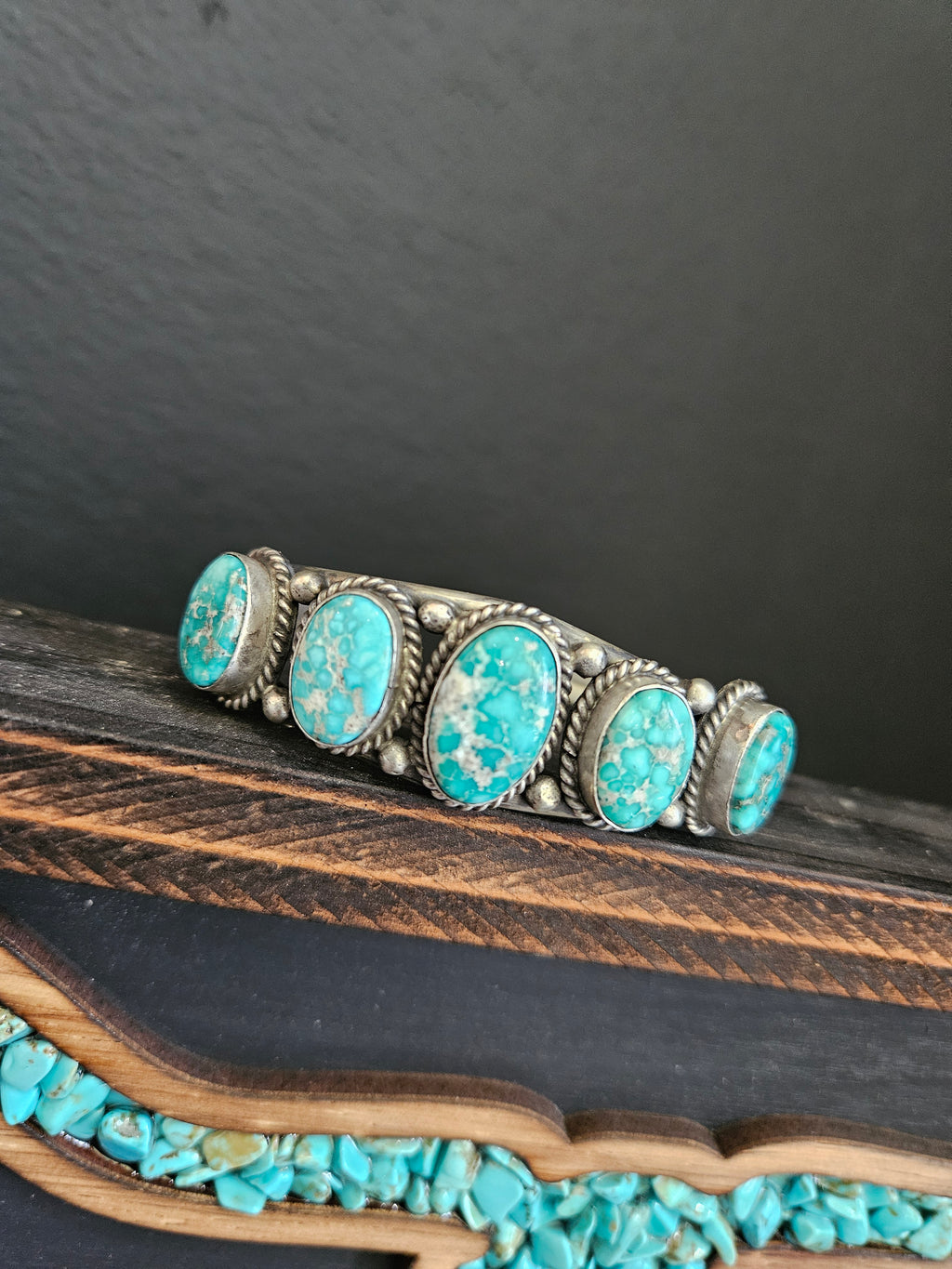 White Water Turquoise Cuff