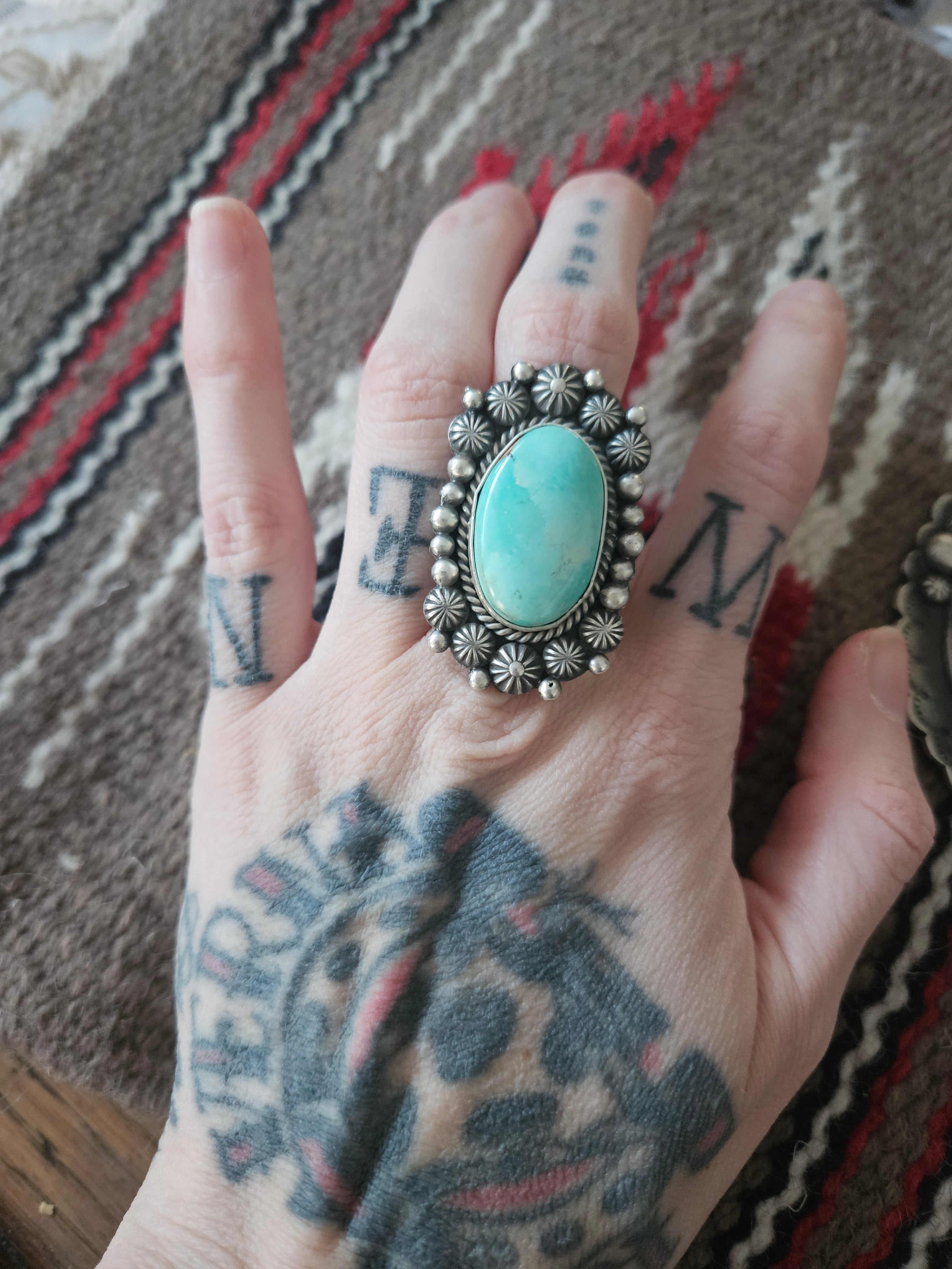 Turquoise Star Ring