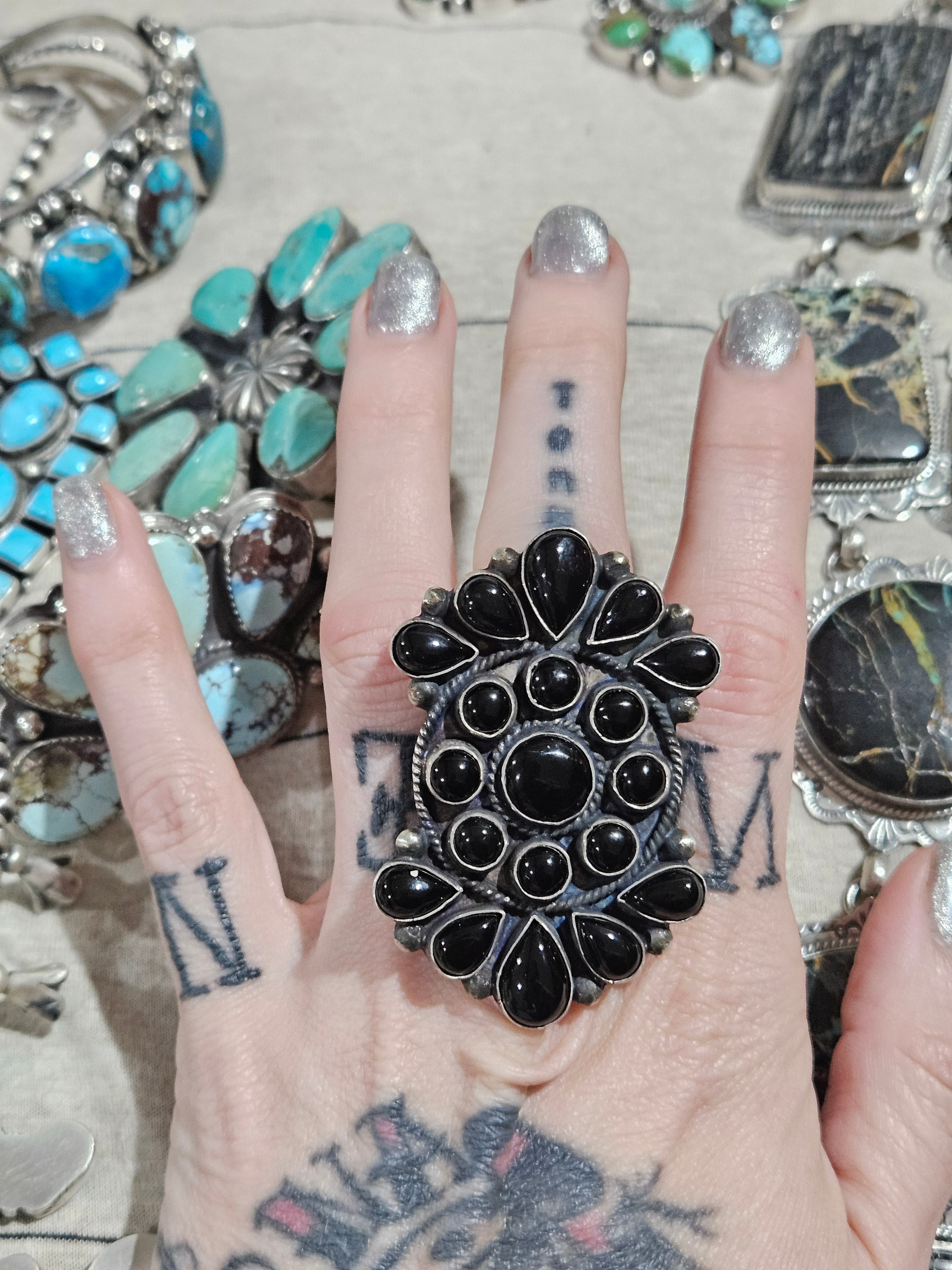 Onyx Cluster Statement Ring