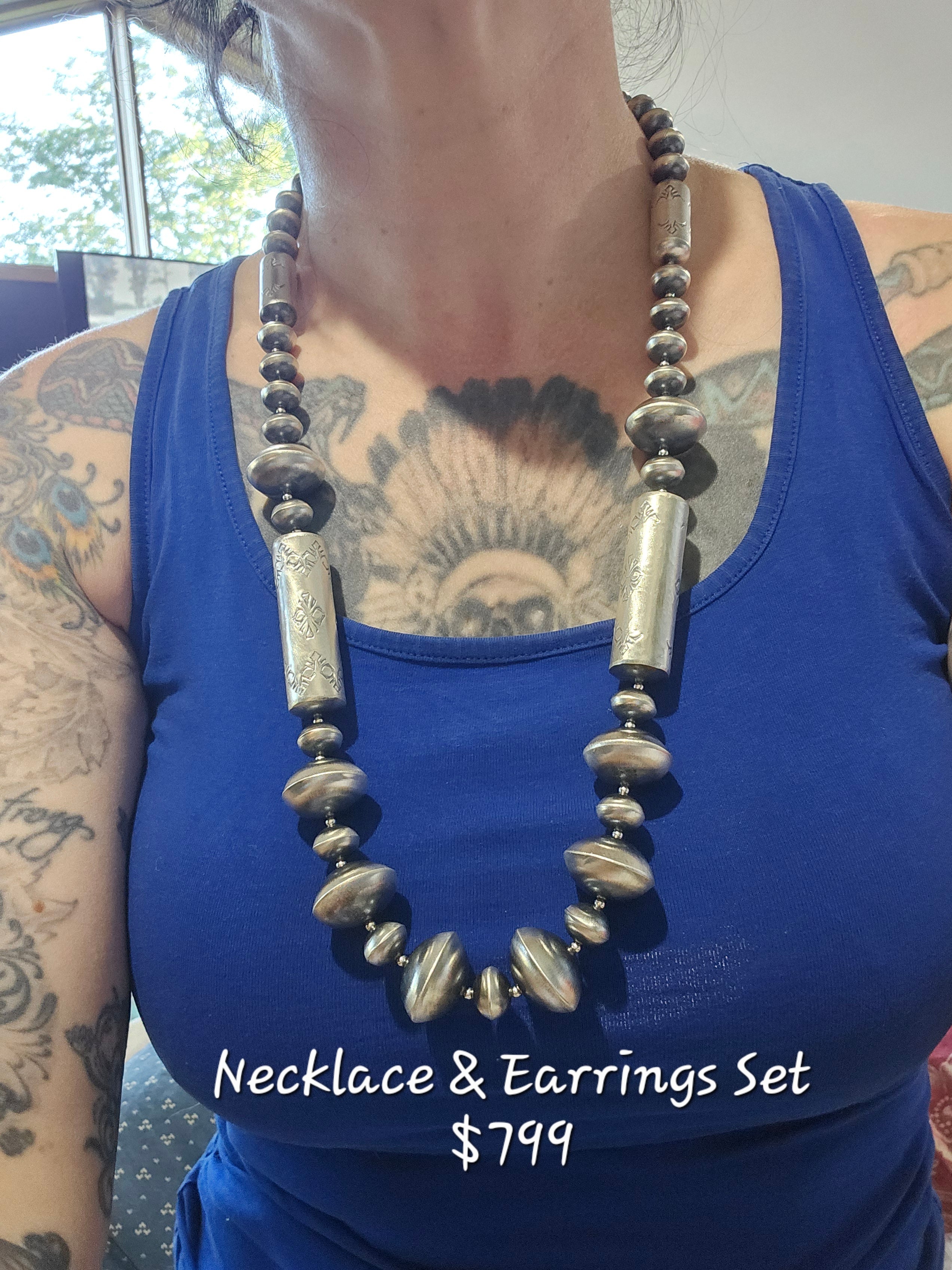 Navajo Pearls Set by Sharon Cooley