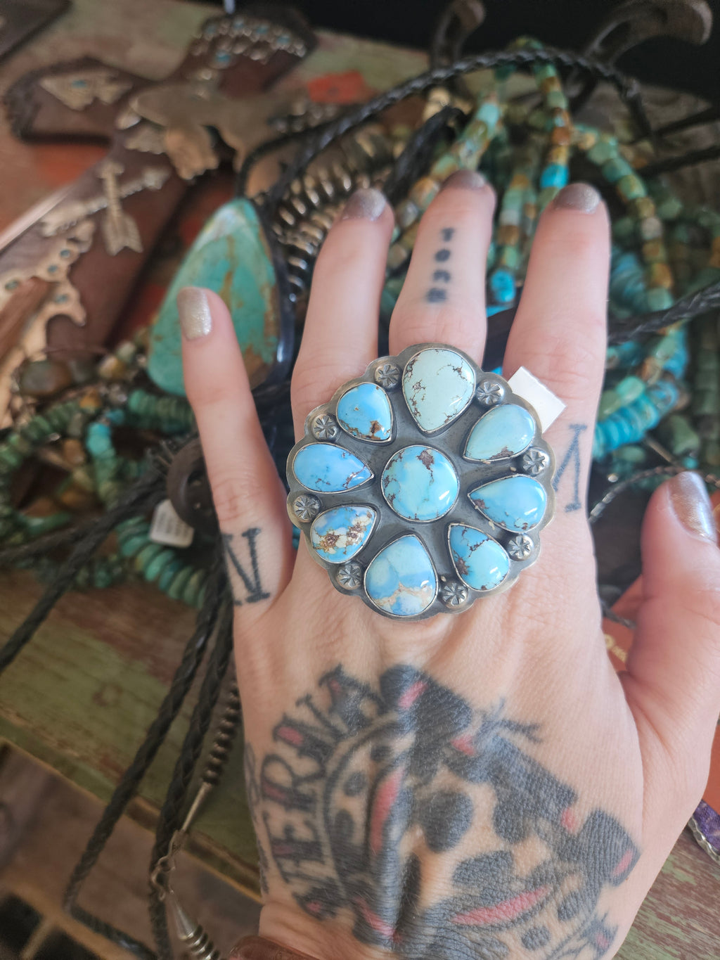 Golden Hills Cluster Ring SALE