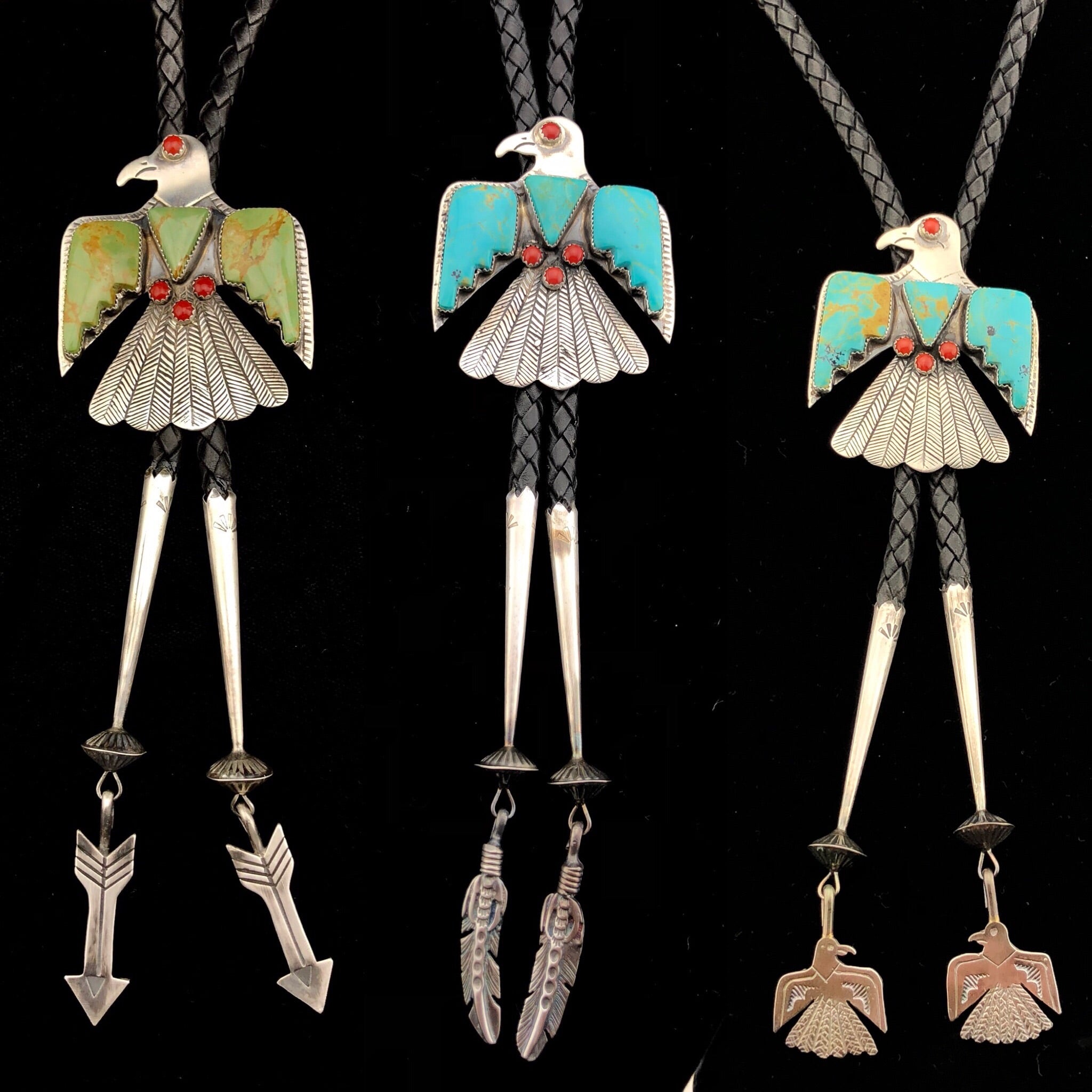 Thunderbird Bolo Ties