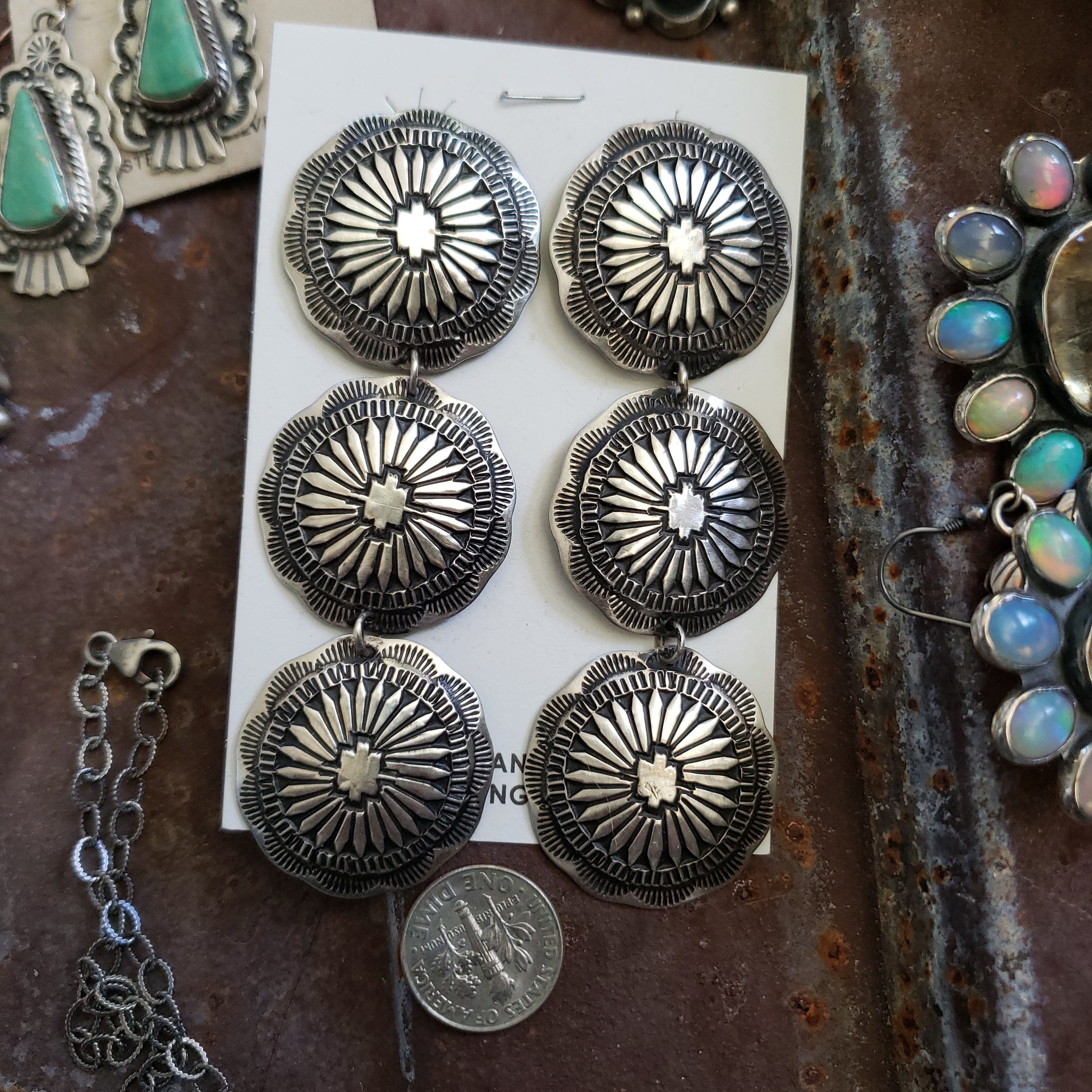 Concho Earrings