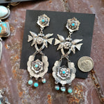 Federico Horseshoe Flower Earrings