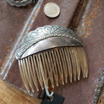 Pretty Vintage Sterling Hair Comb