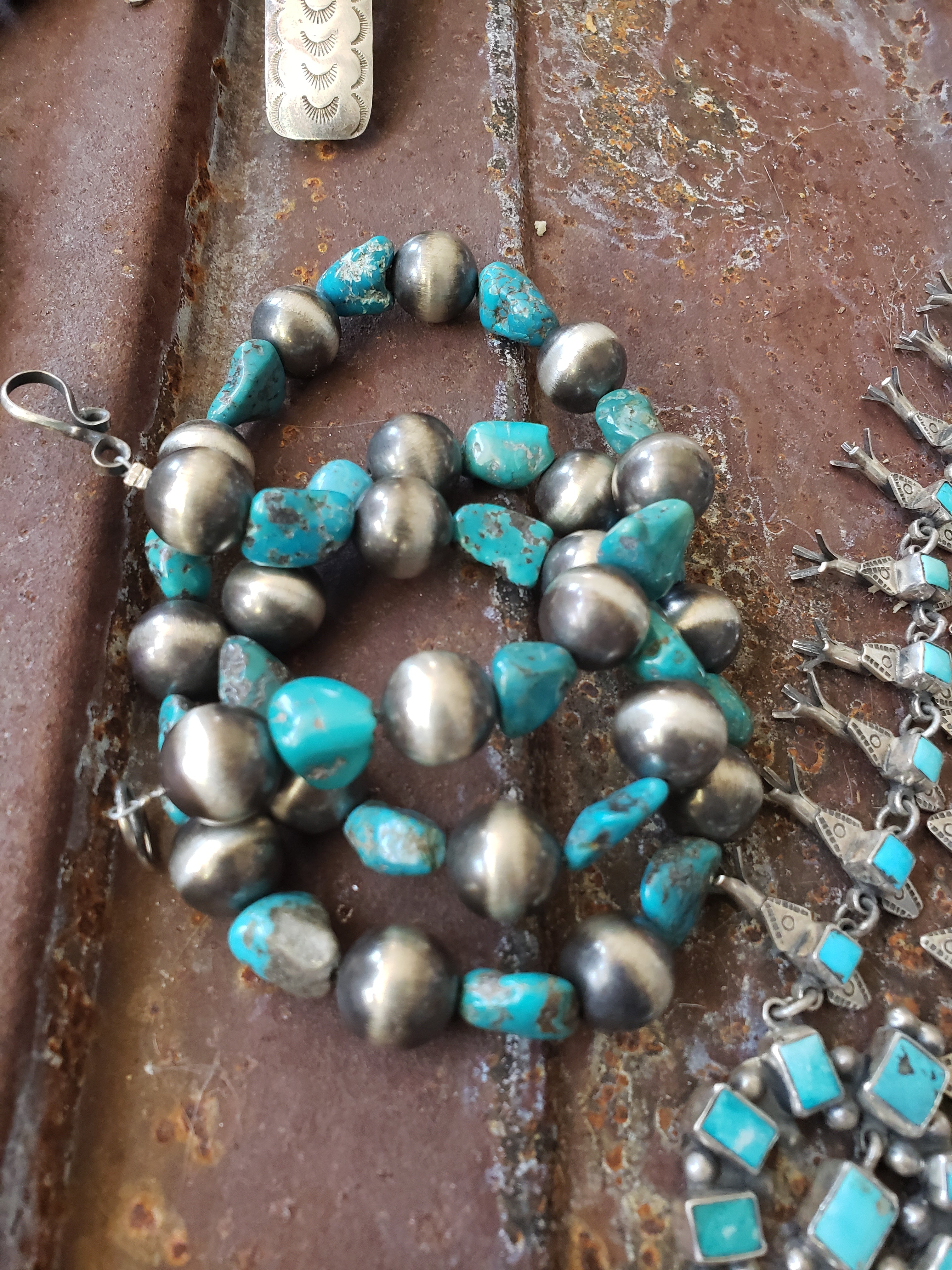 Turquoise Navajo Pearls