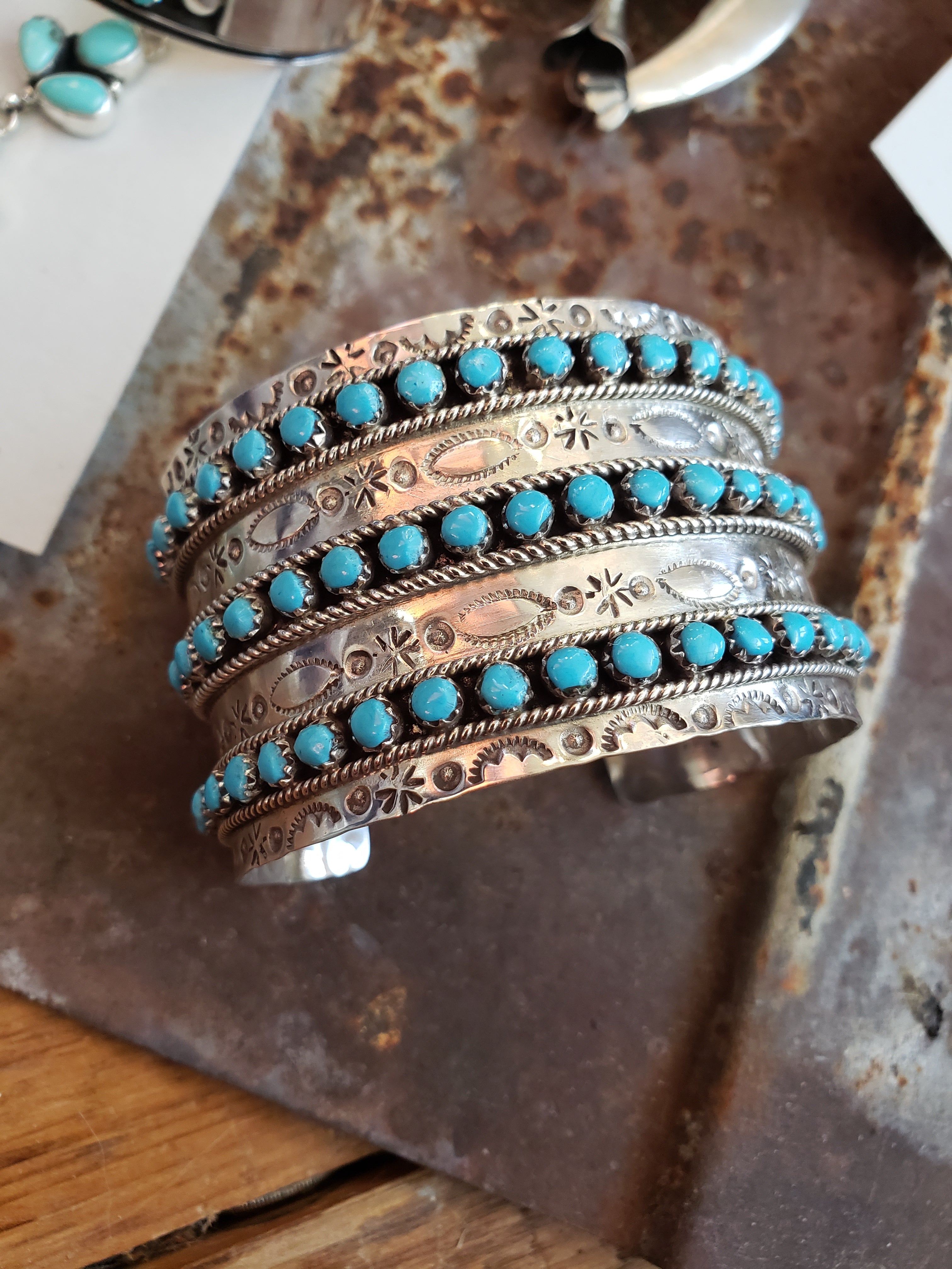 Turquoise Snakeeye Cuff