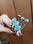 Navajo Pearls Turquoise Cuff MIDDLE