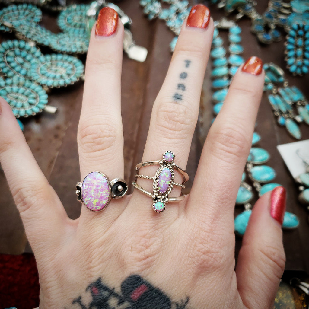 Pink Opal Ring