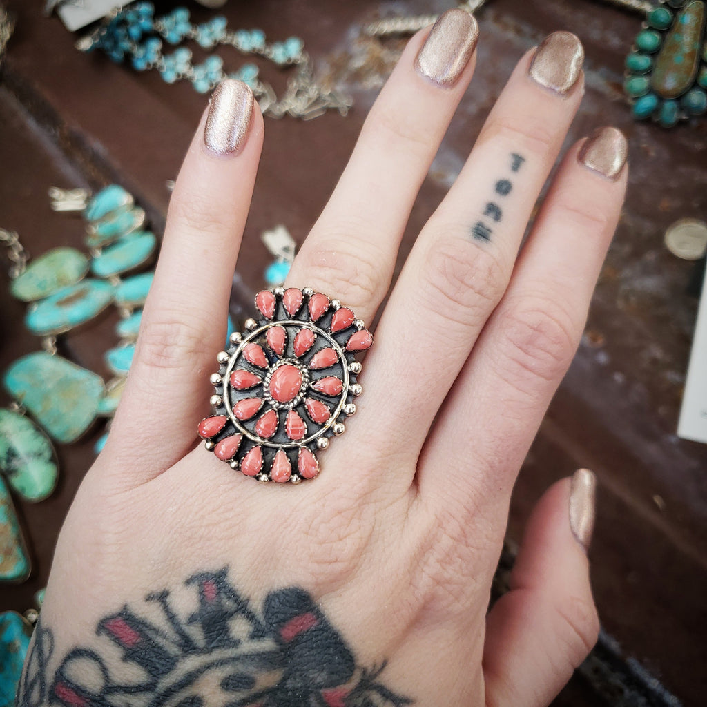 Salmon Cluster Ring