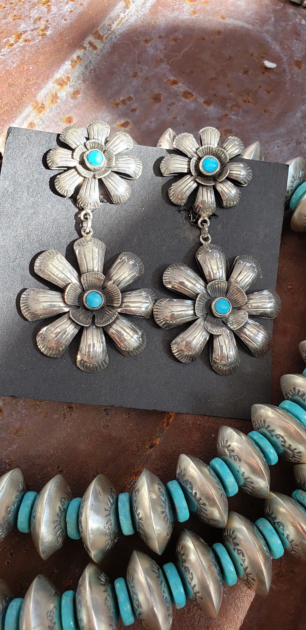 Federico Double Flower Earrings SALE