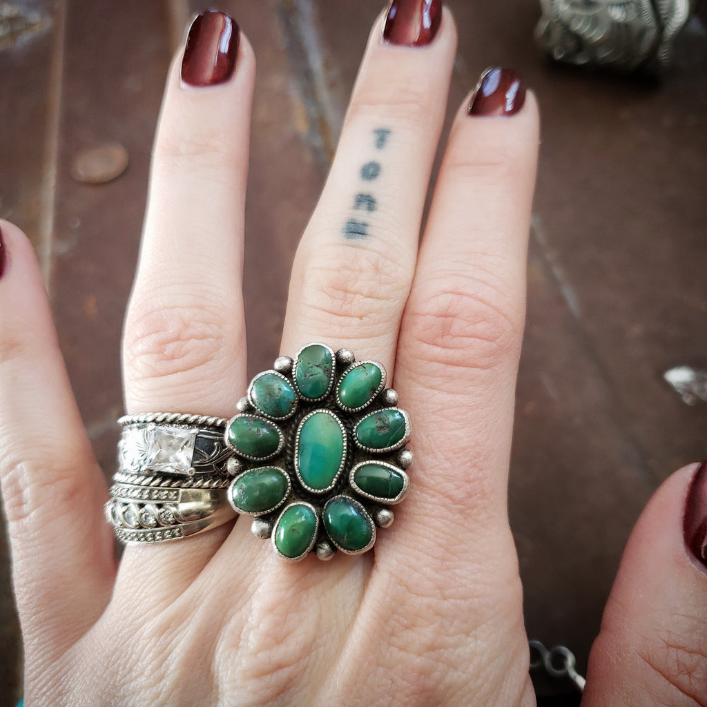 Vintage Cluster Ring