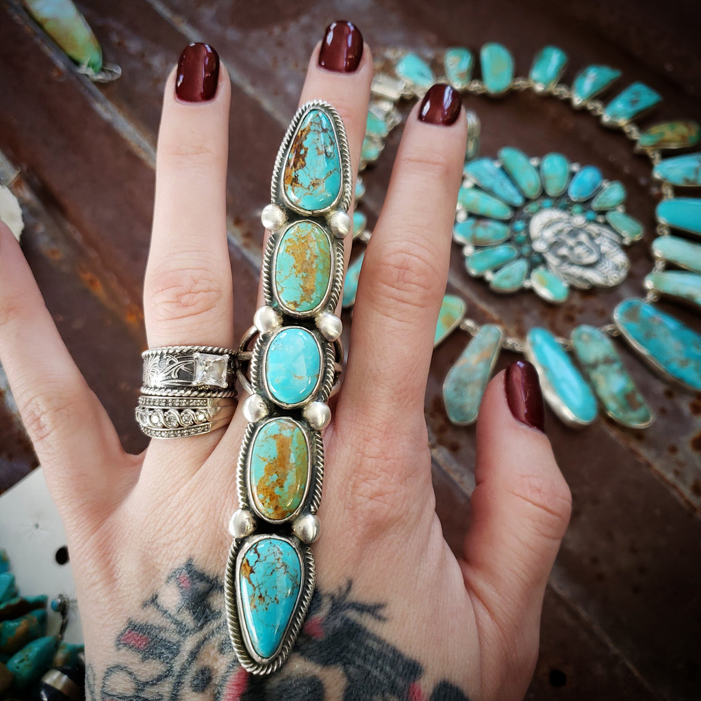 Turquoise Totem Ring