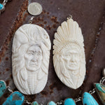 Carved Chief Pendants SALE