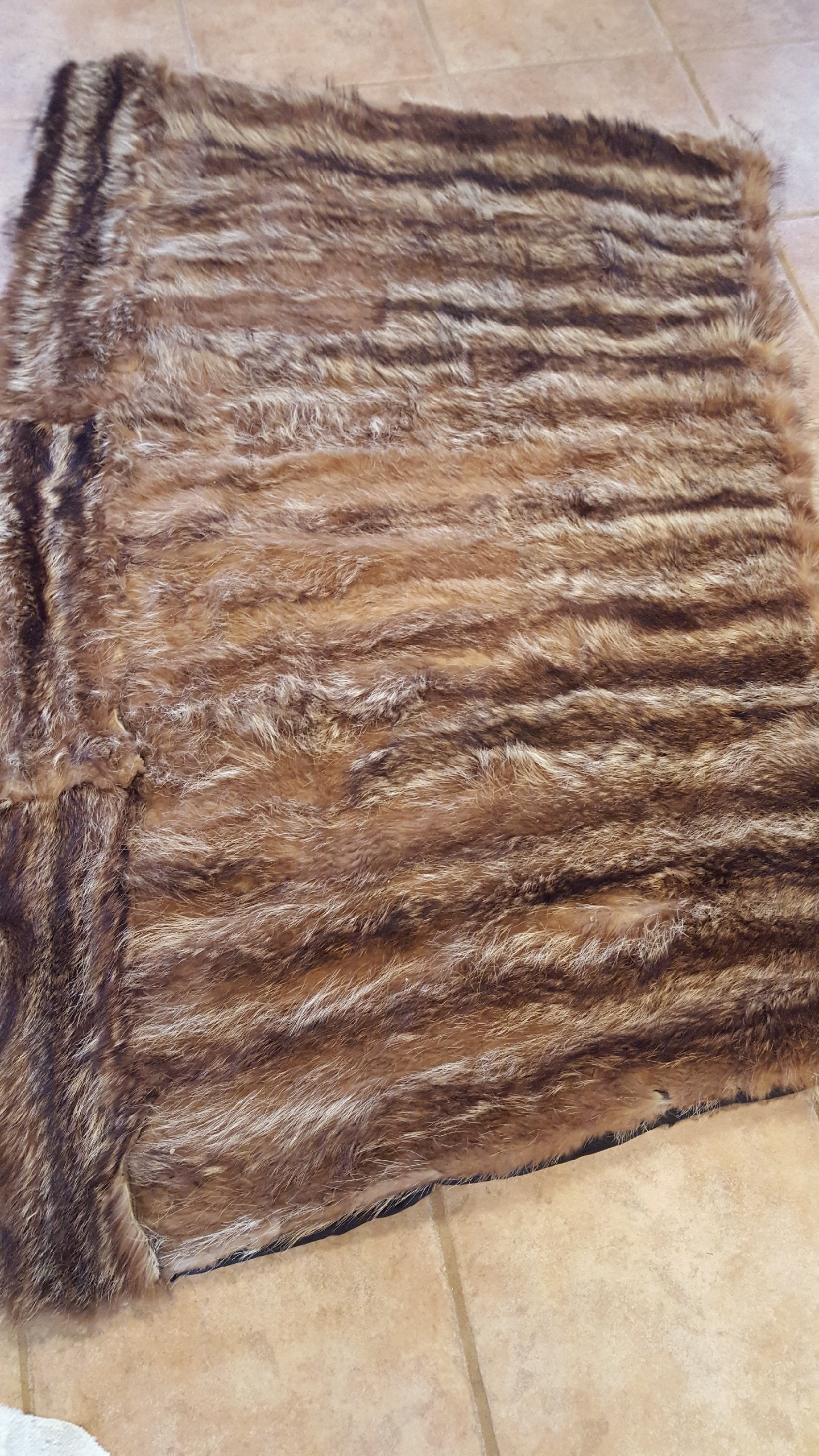 Fur rug