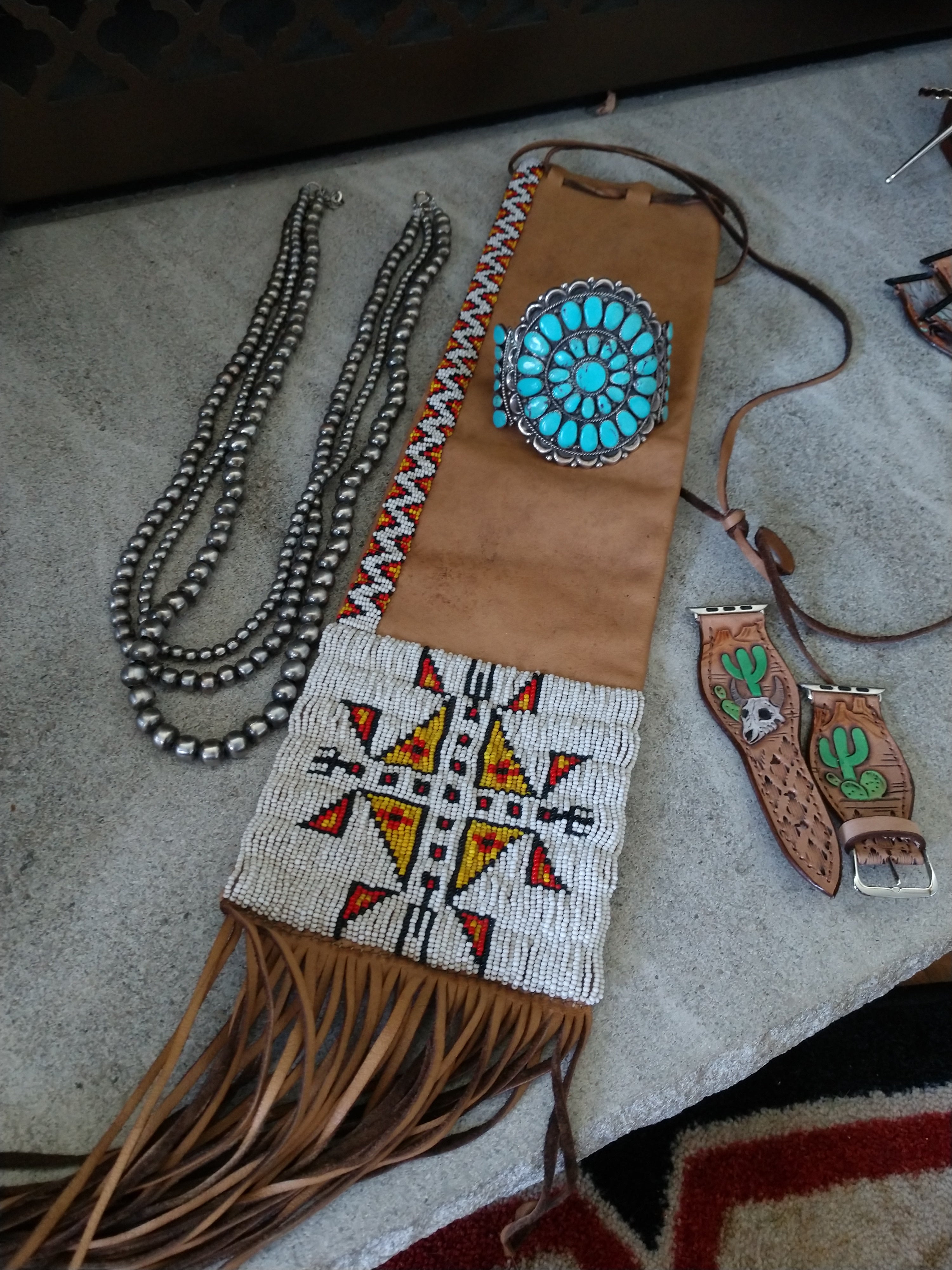 Beaded Vintage Pipe Bag SALE