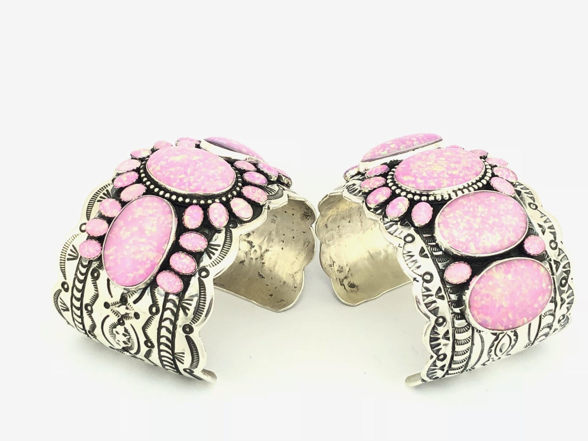 Pink Opal Cuff