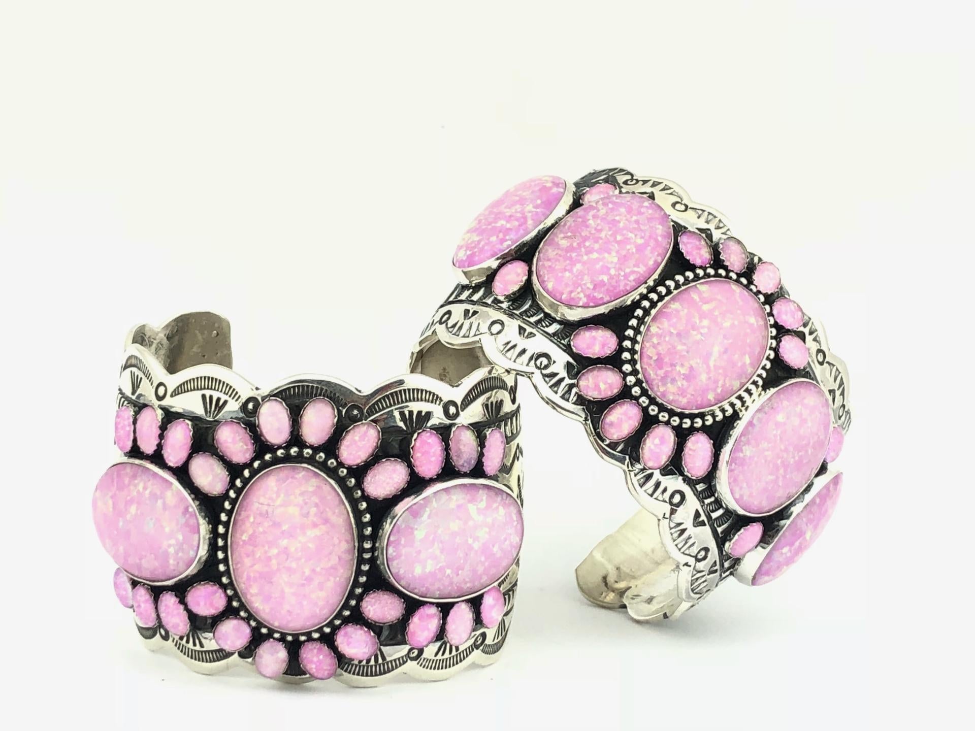 Pink Opal Cuff