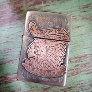 Home of the Brave Zippo Lighter