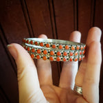 Thick Coral Bangles- sold individually SALE
