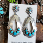 Turquoise Teardrop Earrings