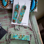 Turquoise Bar Necklace SALE