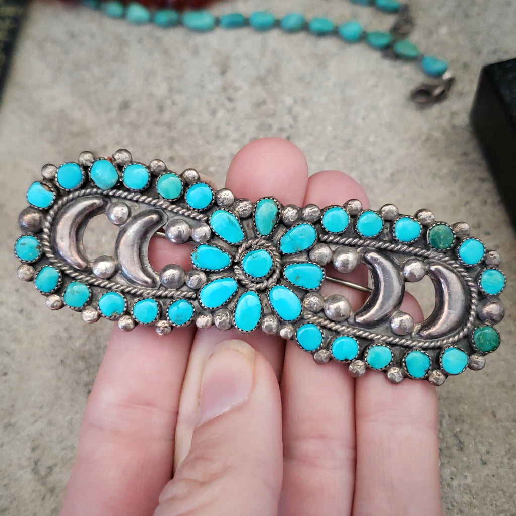 Vintage Turquoise Pin