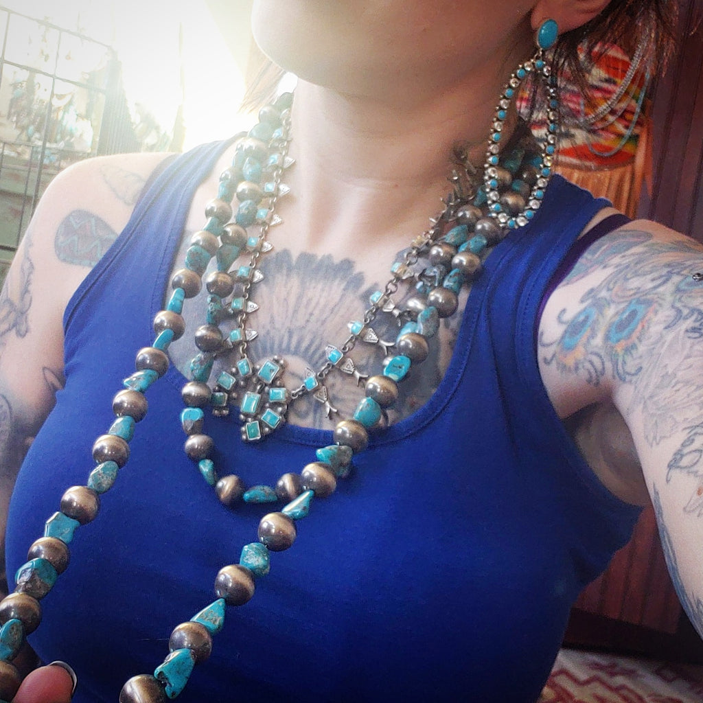 Turquoise Navajo Pearls