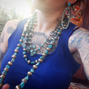 Turquoise Navajo Pearls