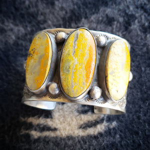 Bumblebee Jasper Cuff