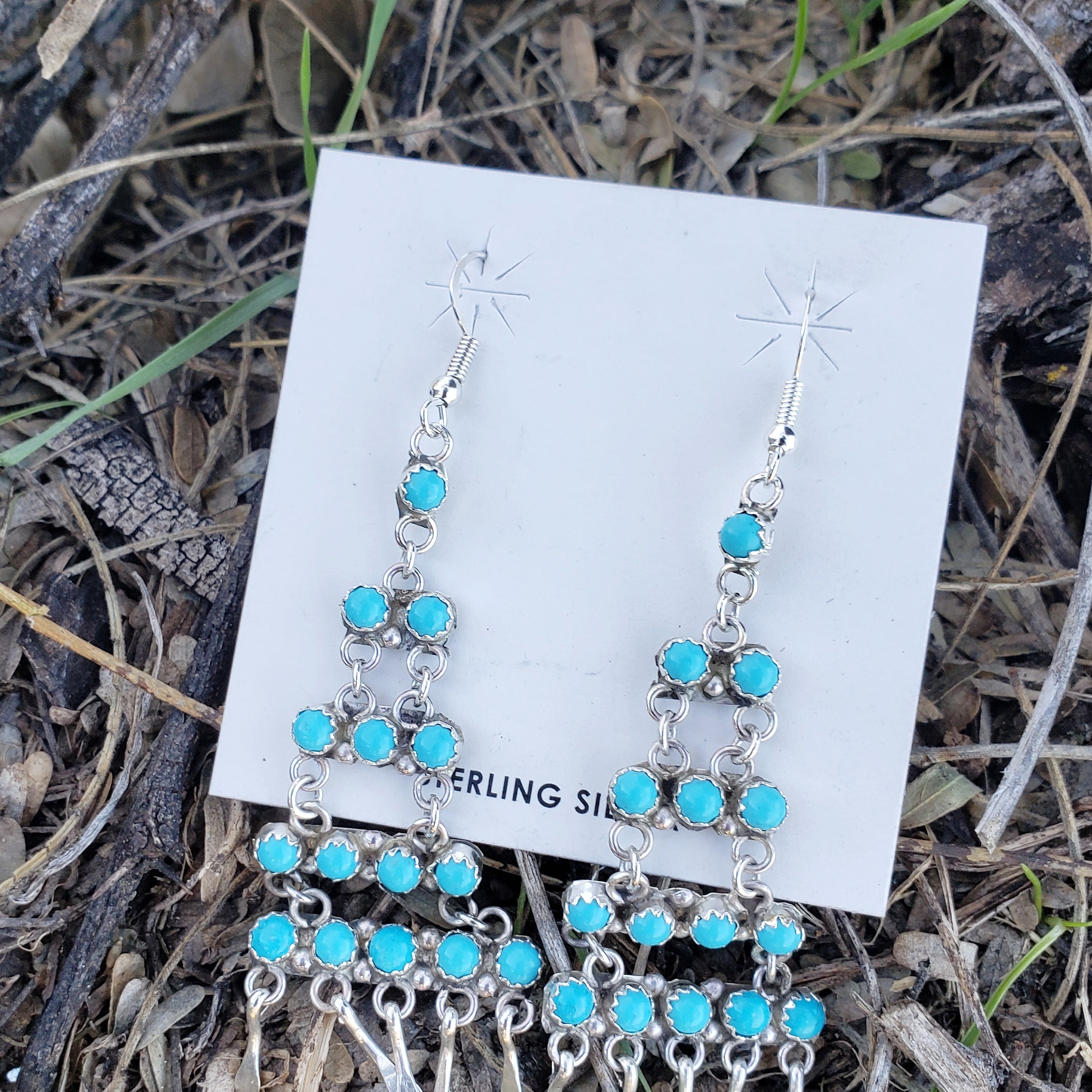 Turquoise Chandelier Earrings SALE